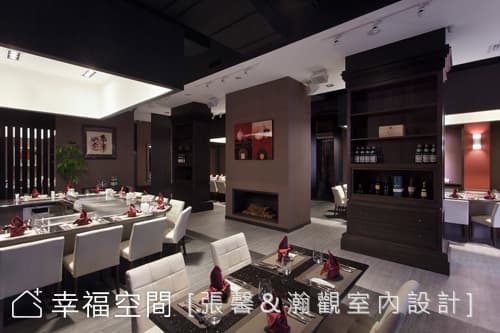 尊貴質感 深色古典鐵板燒餐廳