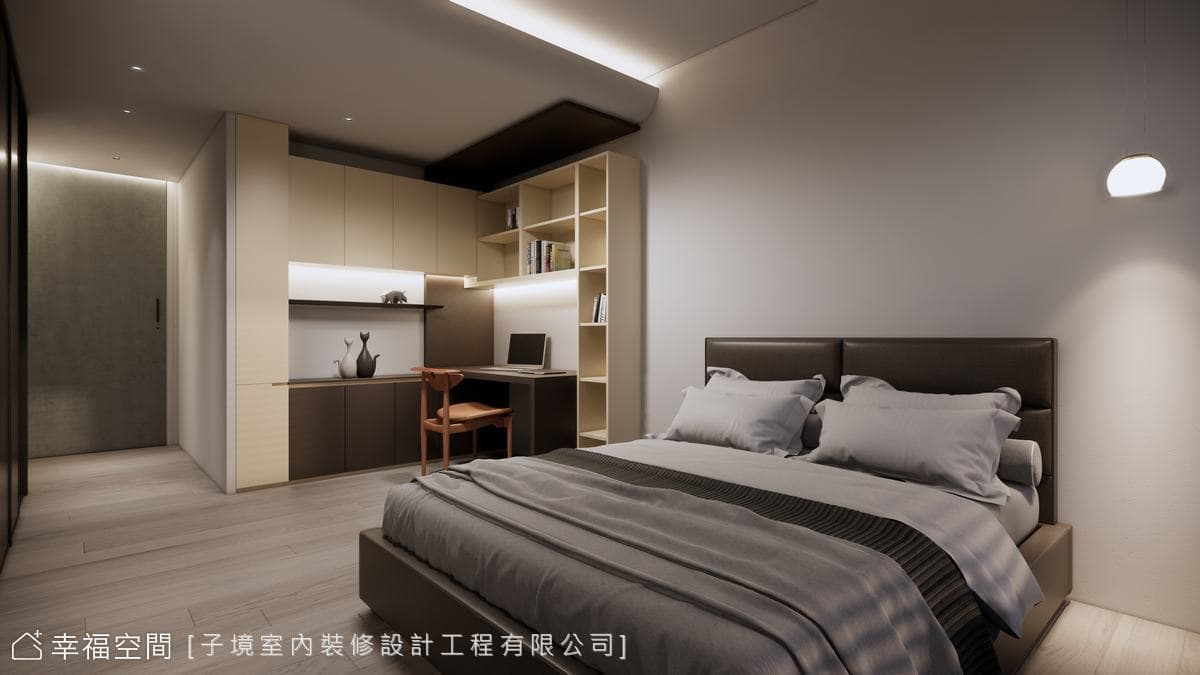 灰階基調交織異材質 打造舒適現代質感宅