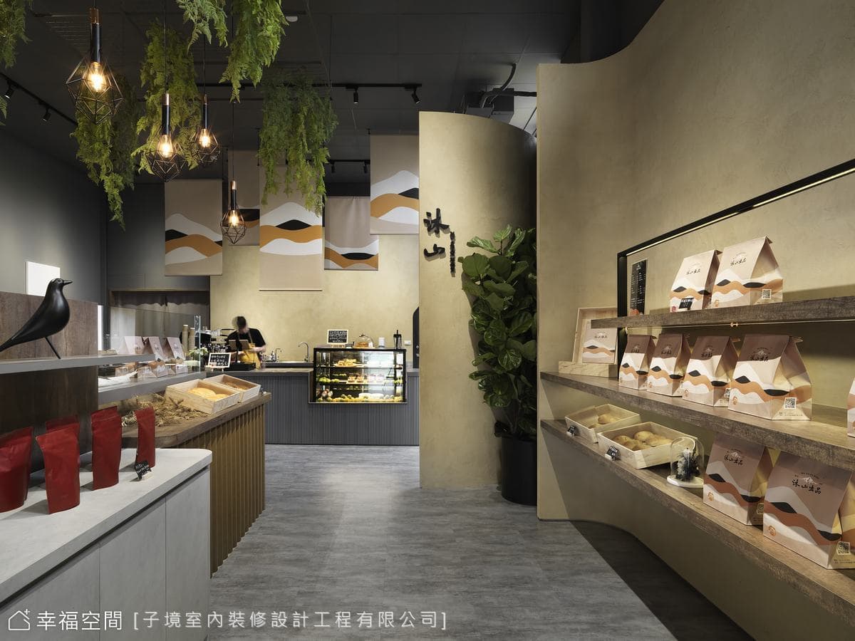 明亮暖色調交織木色與綠植 圍塑溫潤質樸空間原味│現代風│45坪