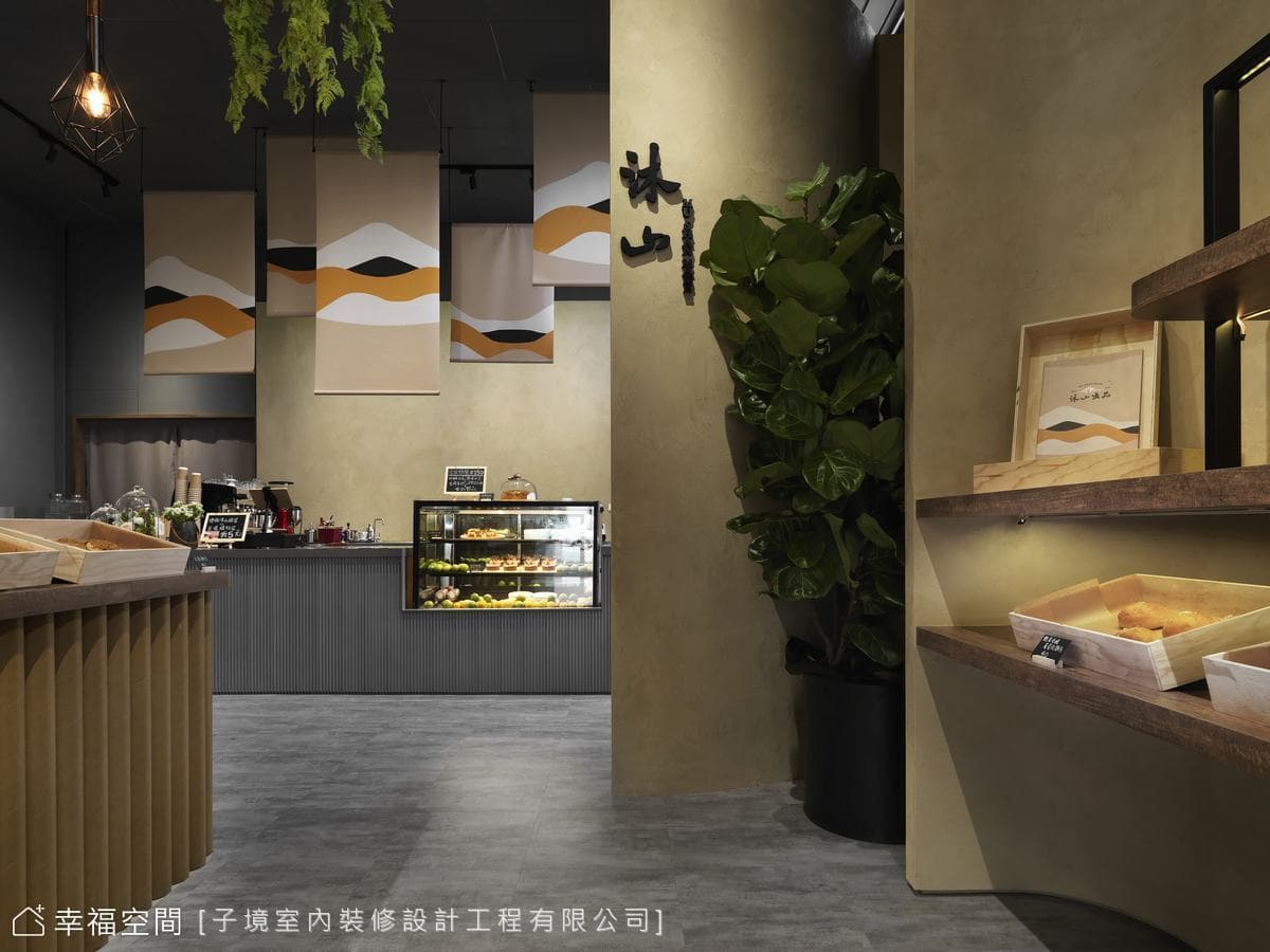 明亮暖色調交織木色與綠植 圍塑溫潤質樸空間原味│現代風│45坪