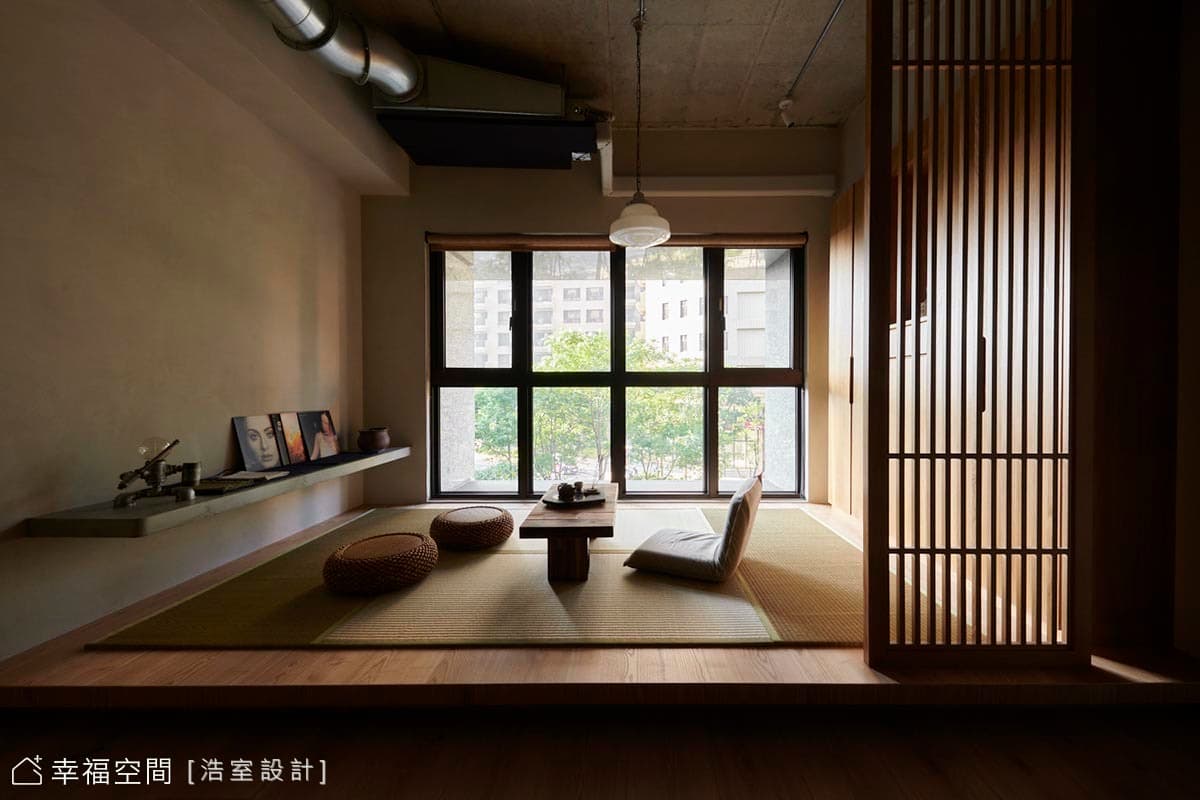 靜沐韶光 重溫舊時代的恬淡生活感│日式禪風│25坪