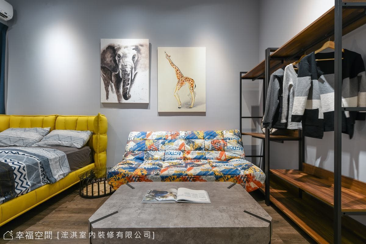 HC Design｜CITY JUNGLE｜美式風｜10坪
