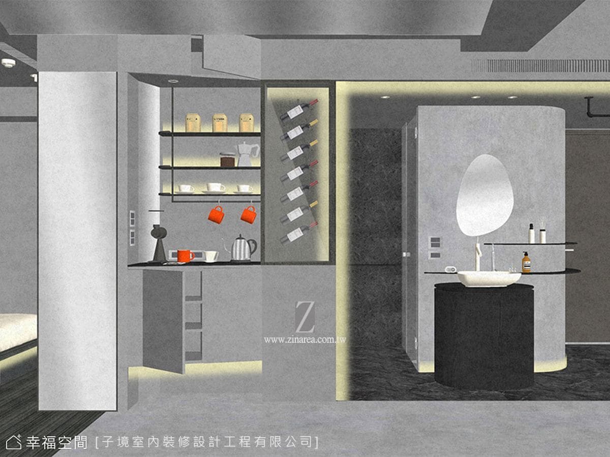 型男機師的家，客變前衛機艙風居宅│前衛風│20坪