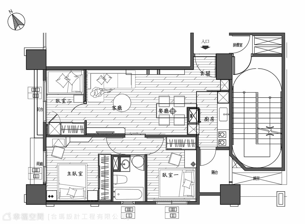 清透北歐風 無甲醛健康宅｜25坪