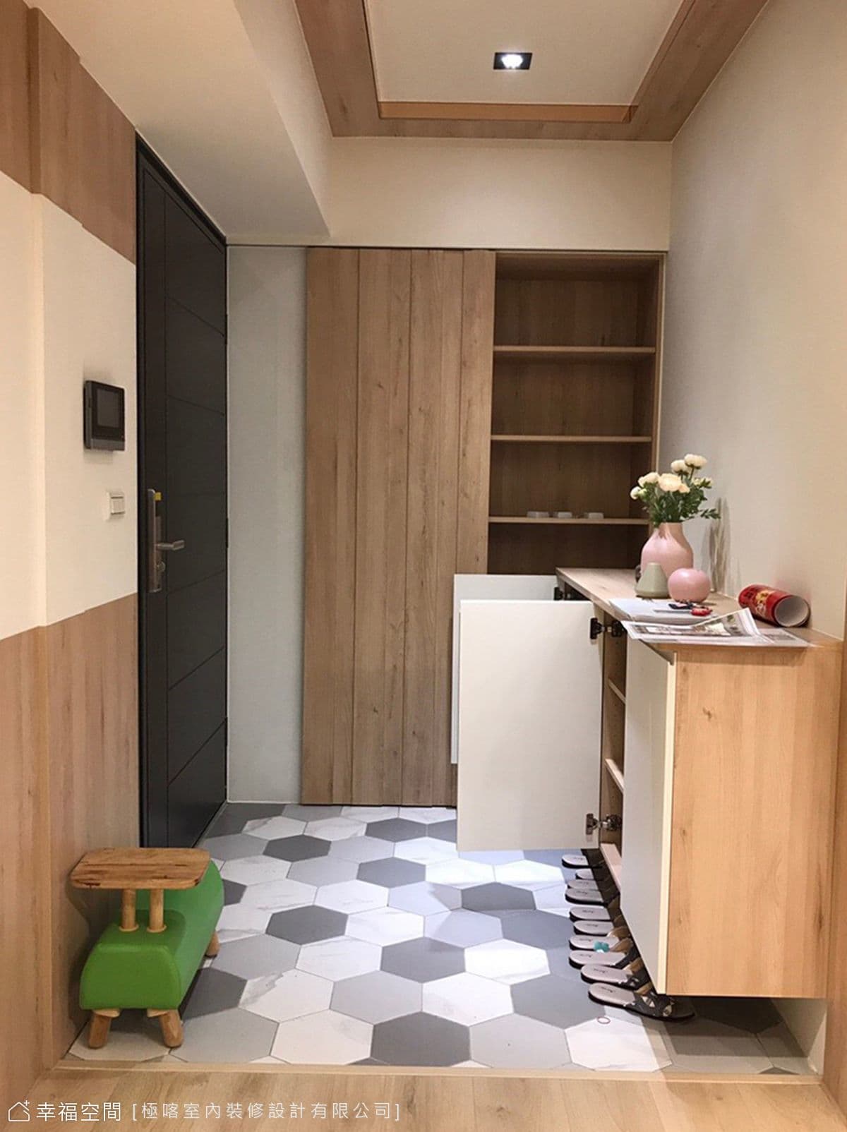 微曦中的溫潤木境 靜觀清雅庭園之美｜無印風｜28坪｜3房、2廳、2衛