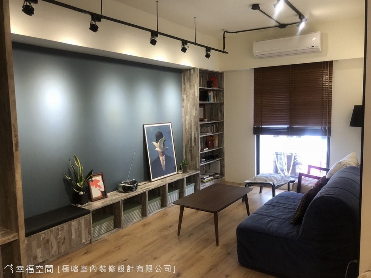 灰階質韻 莫蘭迪風味工業宅│28坪