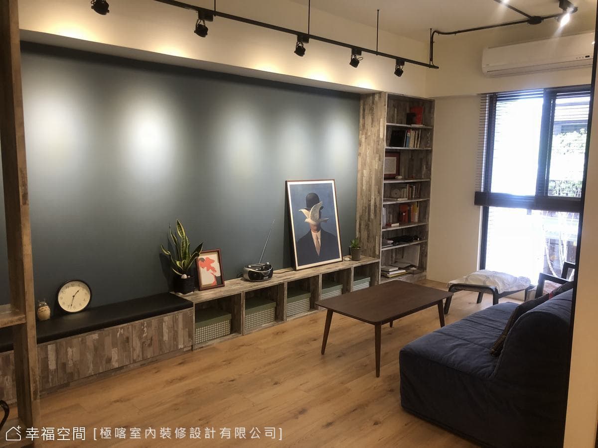 灰階質韻 莫蘭迪風味工業宅│28坪
