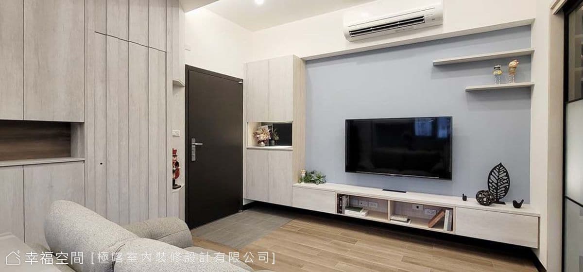 掬一瓢浮光蒼翠，漫走於自然境域｜北歐風｜17坪