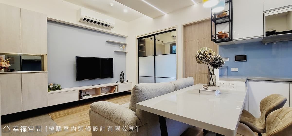 掬一瓢浮光蒼翠,漫走於自然境域|北歐風|17坪