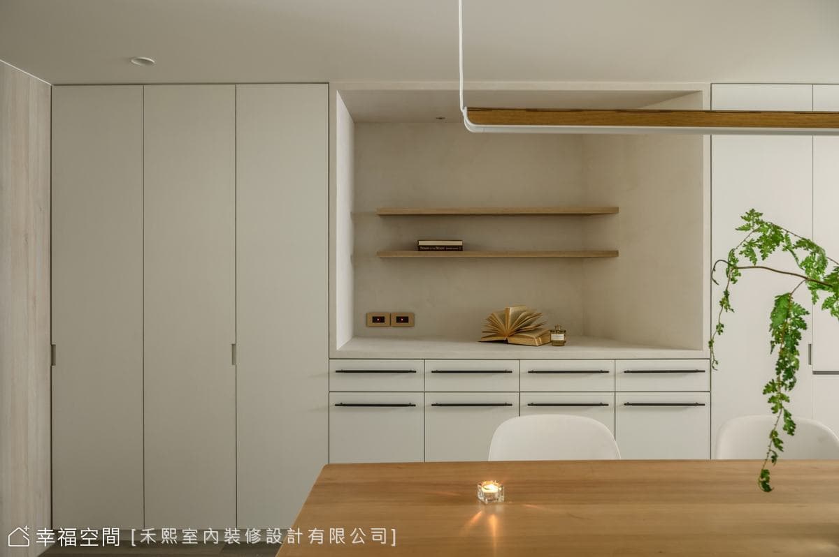 獨身女子與5隻貓咪的天堂 30年老屋淨白友善變身│現代簡約│35坪
