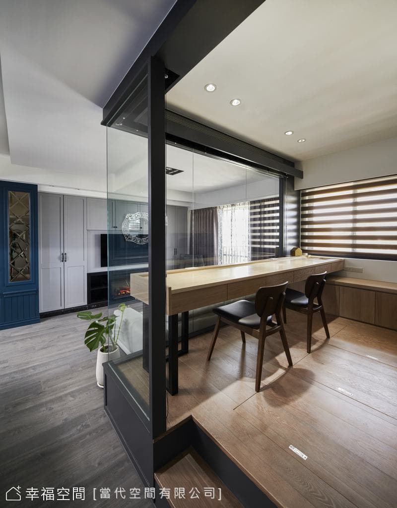 美式混搭藍調風情│28坪