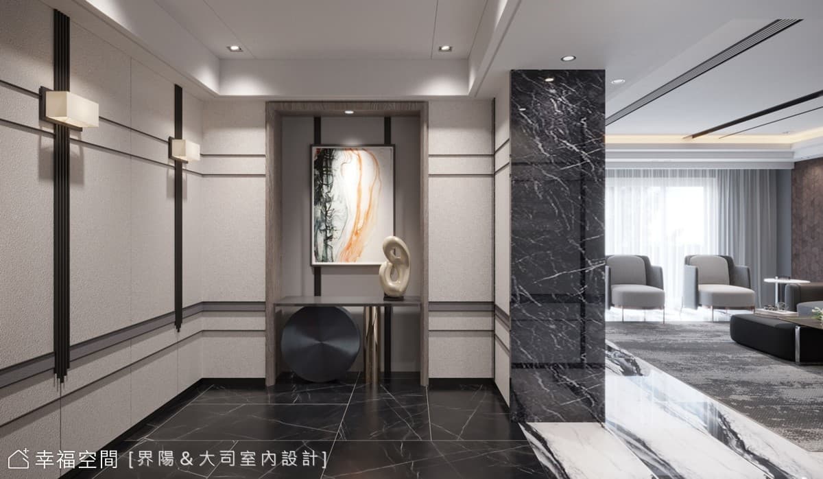 金燦爝火點染絢麗丰彩 營塑時尚奢美層境│現代奢華風│57坪