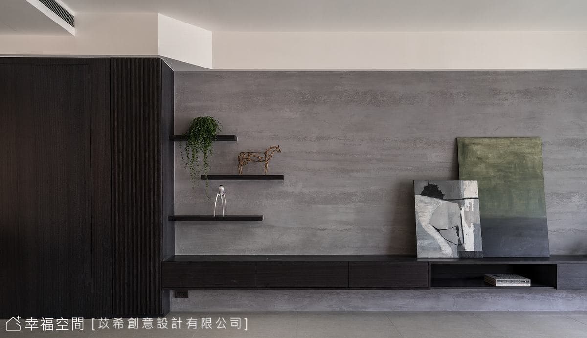 老屋華麗轉身 砌築內斂灰階品味宅│現代風│44坪