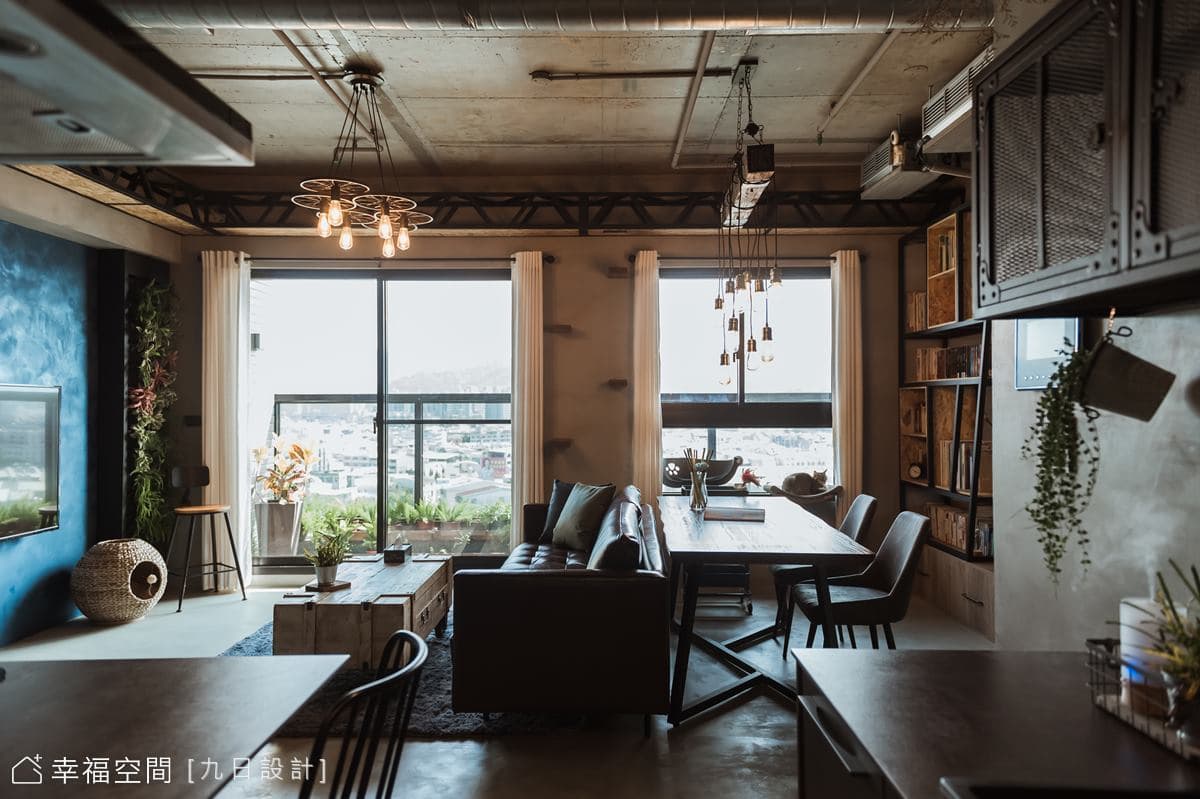 貓寓所LOFT風之家｜工業風｜26坪