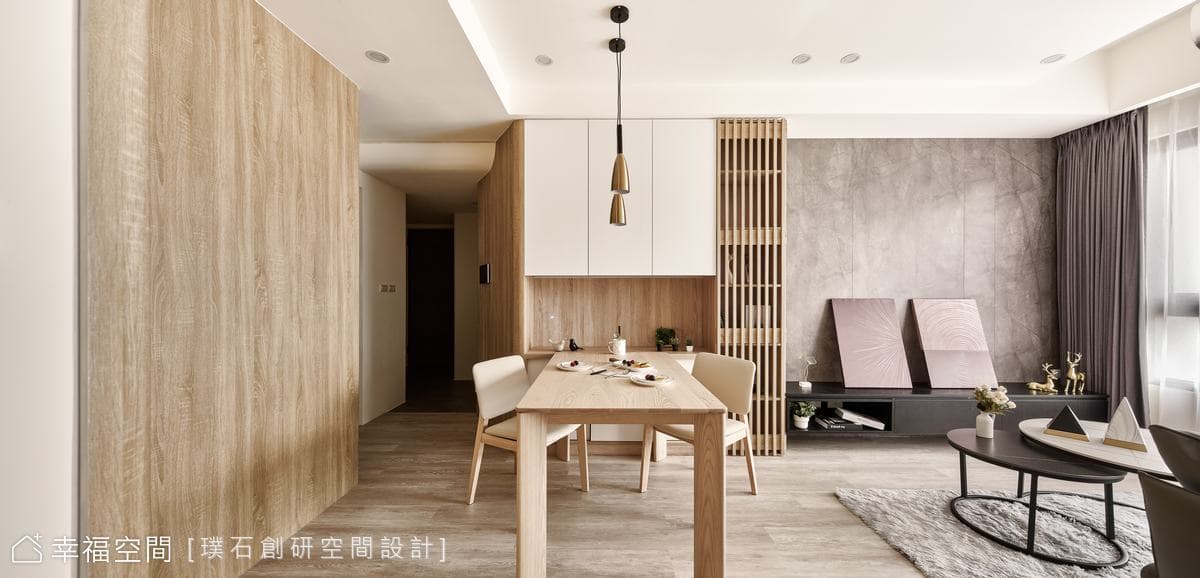 現代混搭北歐 輕鬆打造自然系輕暖宅│28坪