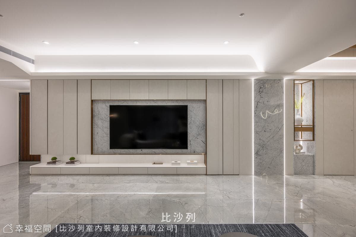 時尚夫妻愛白金奢華 機能與美學設計│現代奢華風