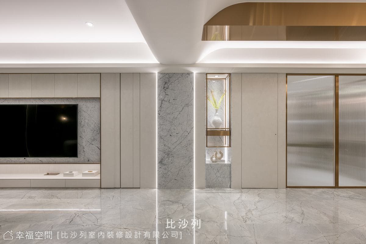 時尚夫妻愛白金奢華 機能與美學設計│現代奢華風
