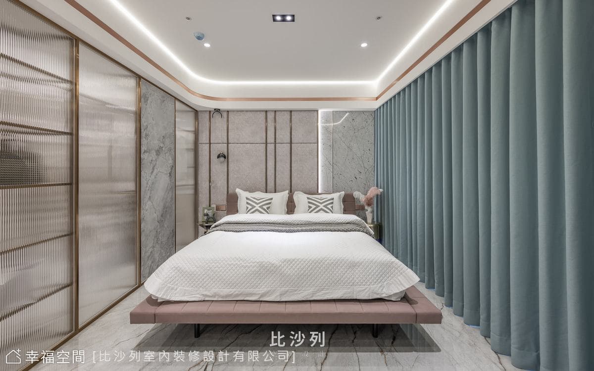時尚夫妻愛白金奢華 機能與美學設計│現代奢華風