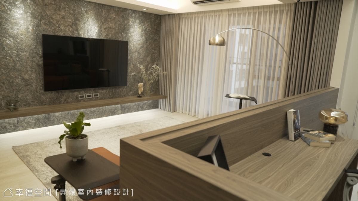 開闊空間尺度 以材質工法砌築飾舒適宅居│30坪