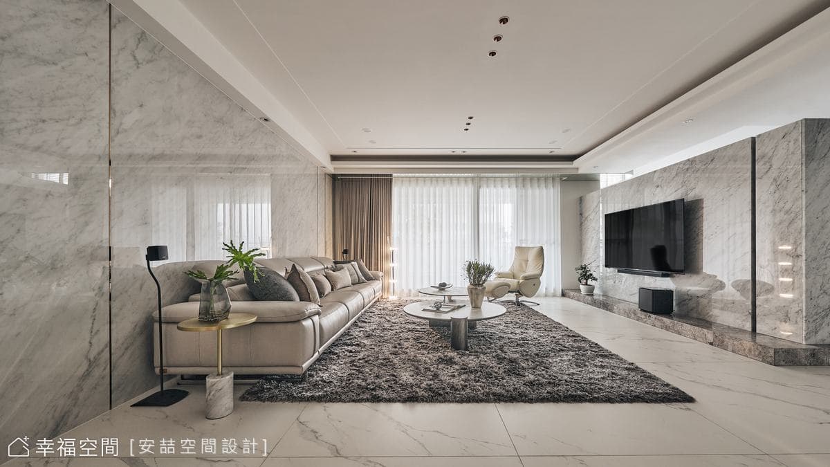 72坪大器簡約 少即是多的設計魔法│奢華風