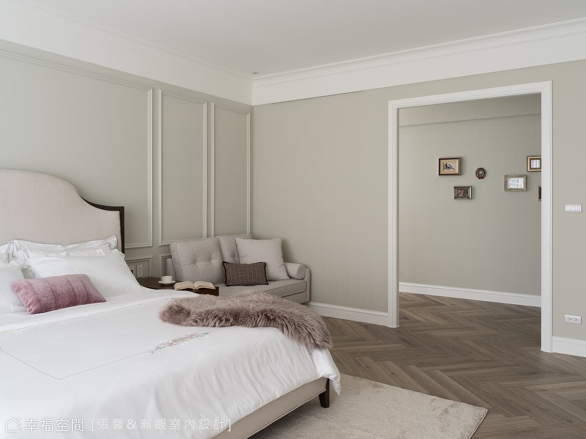 優雅圓弧與美式風格的相遇，織就出柔和、休閒的生活氛圍│74坪