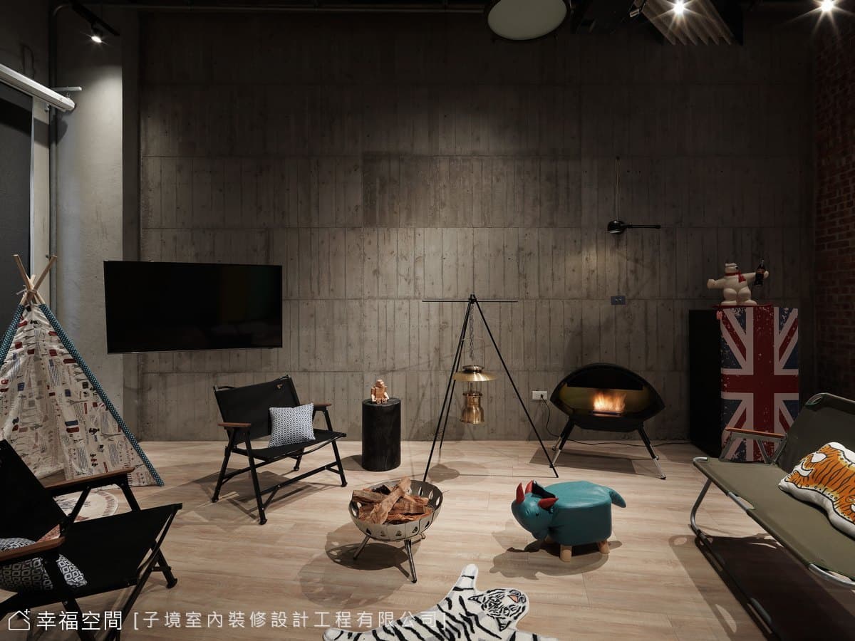自地自建風格宅 用設計在家享受露營趣 │工業風│50坪