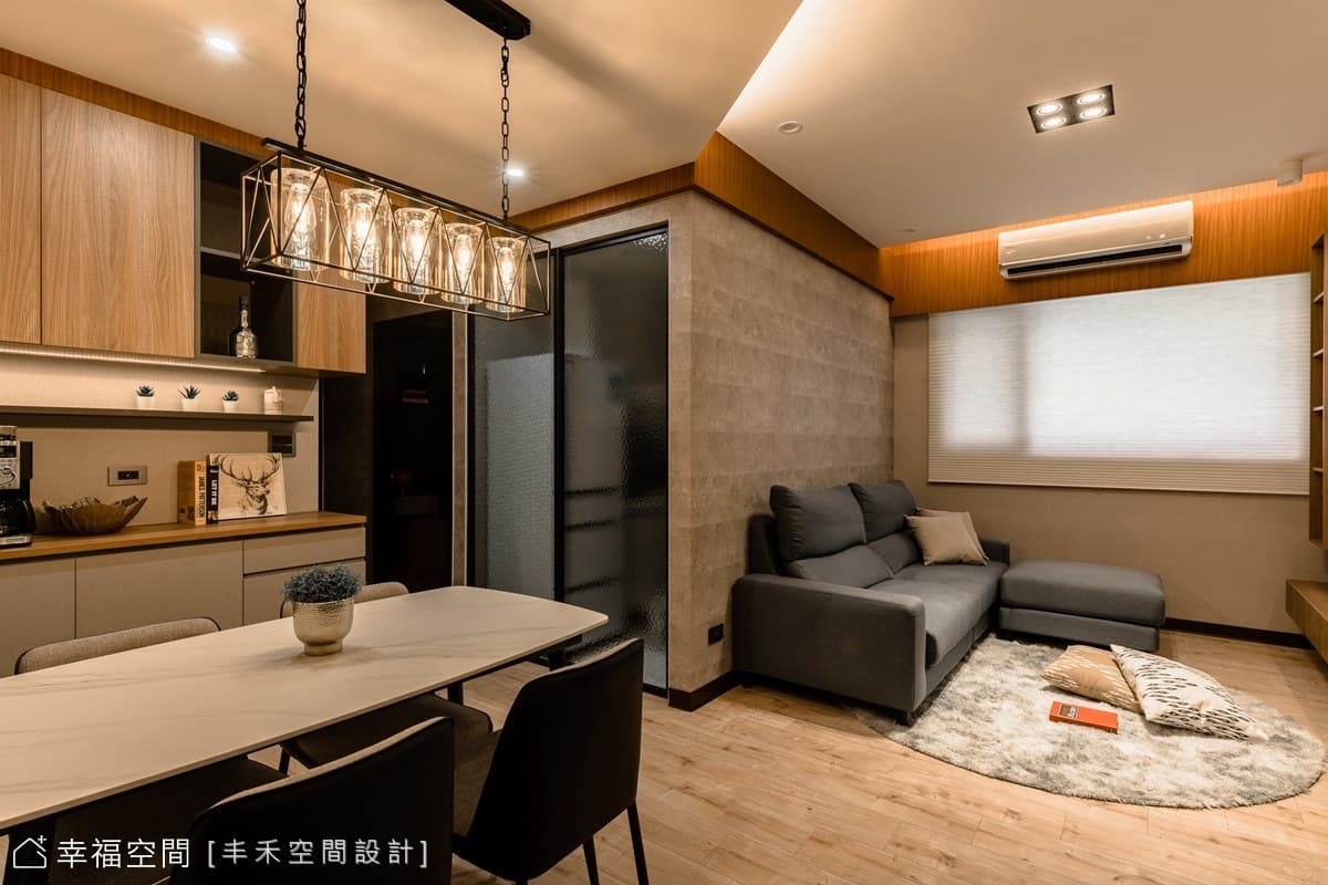 來一點精品感的輕工業風|20坪