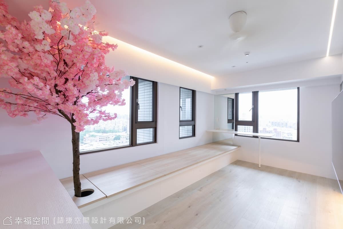 日系純白輕旅宿 體驗櫻花的粉色浪漫|混搭風|17坪