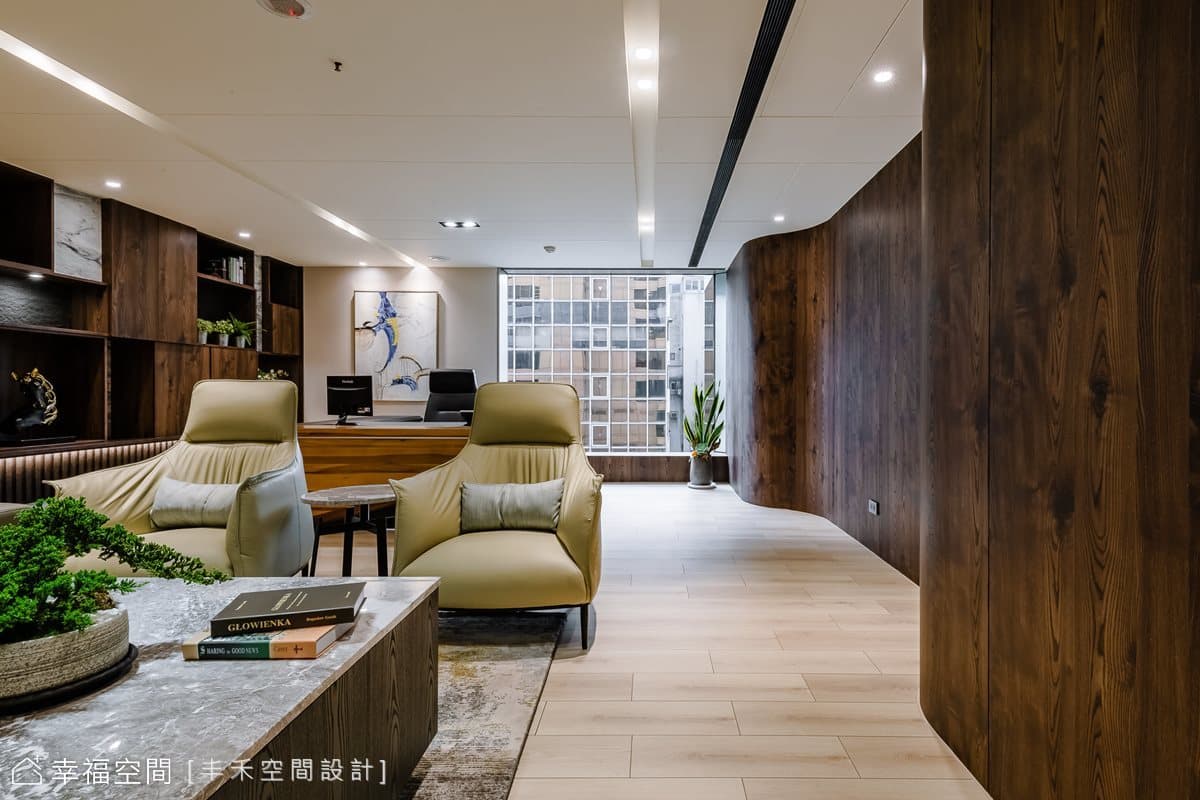 雋永的辦公室即是一種收藏|飯店風|80坪