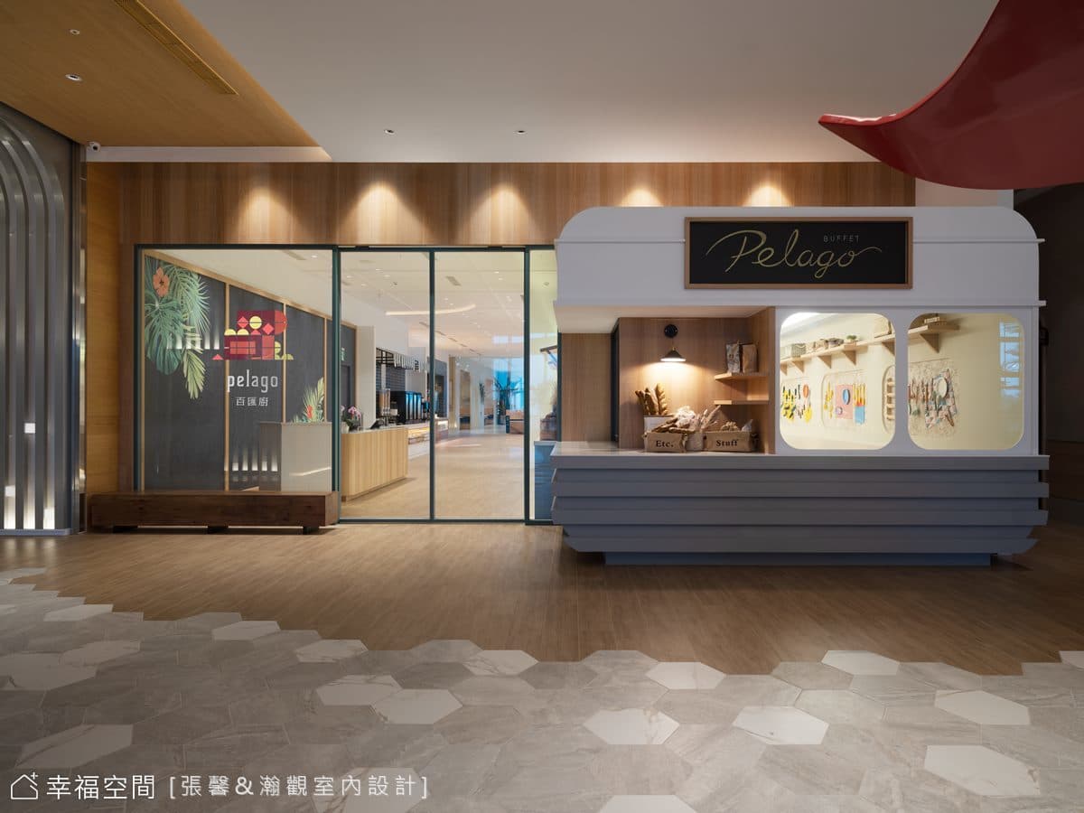 徜徉浪花綠意的食域空間│288坪