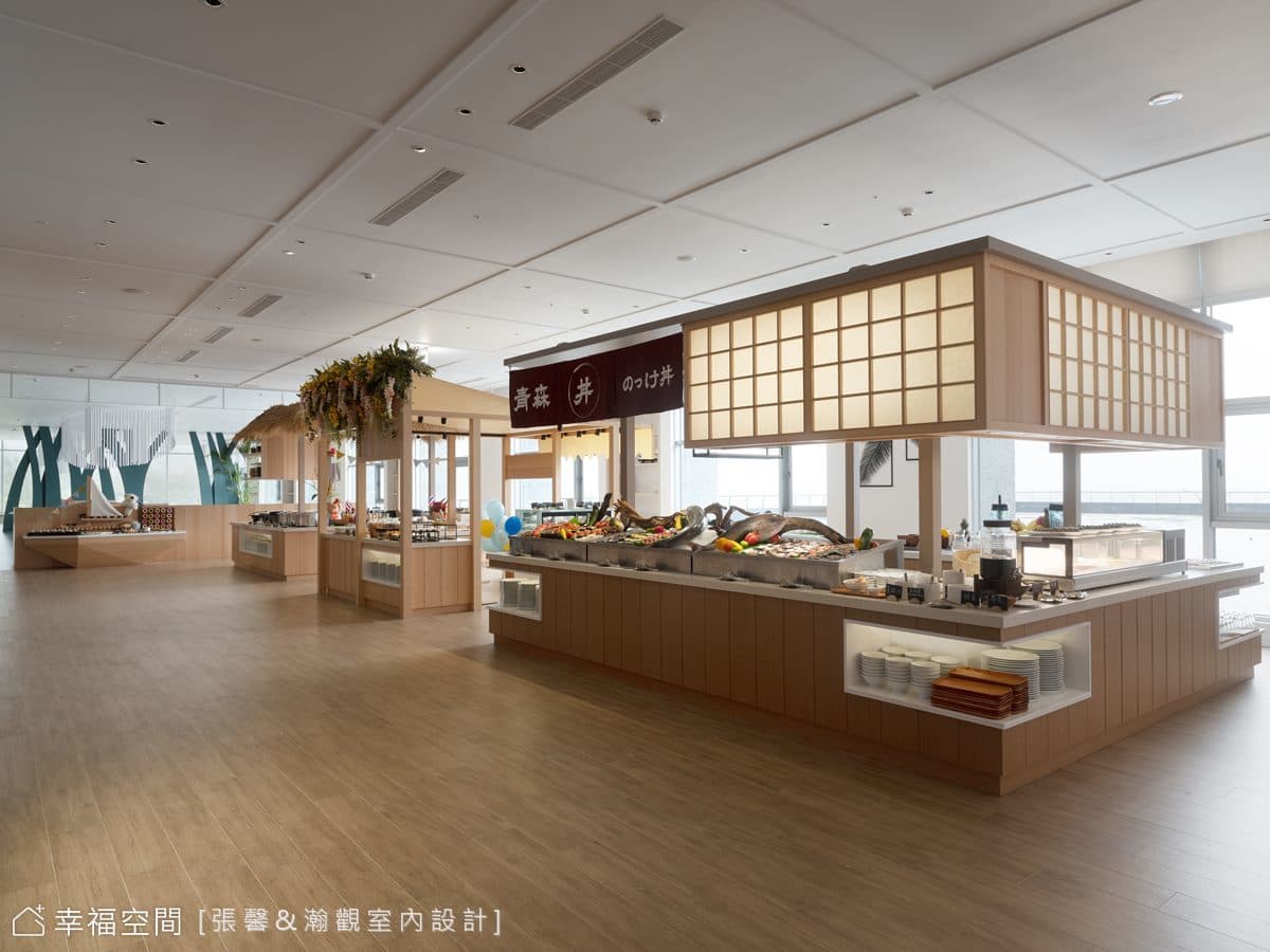 徜徉浪花綠意的食域空間│288坪