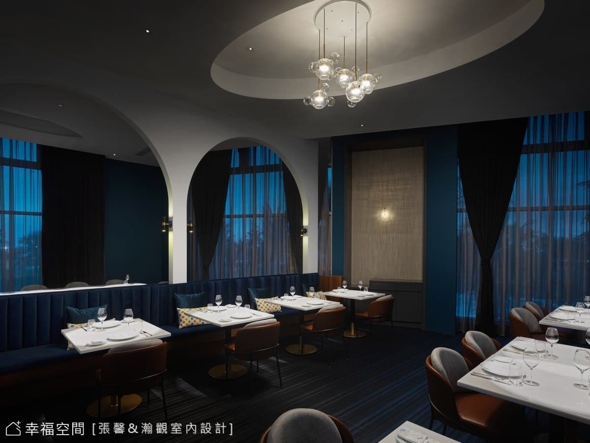 汲取海洋意象   濱海頂級義式餐廳│122坪