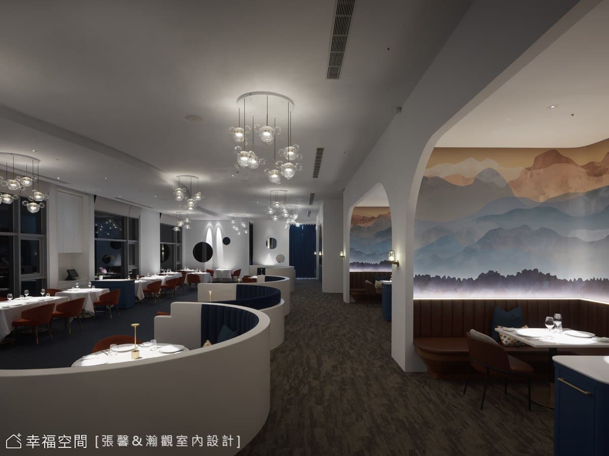汲取海洋意象   濱海頂級義式餐廳│122坪