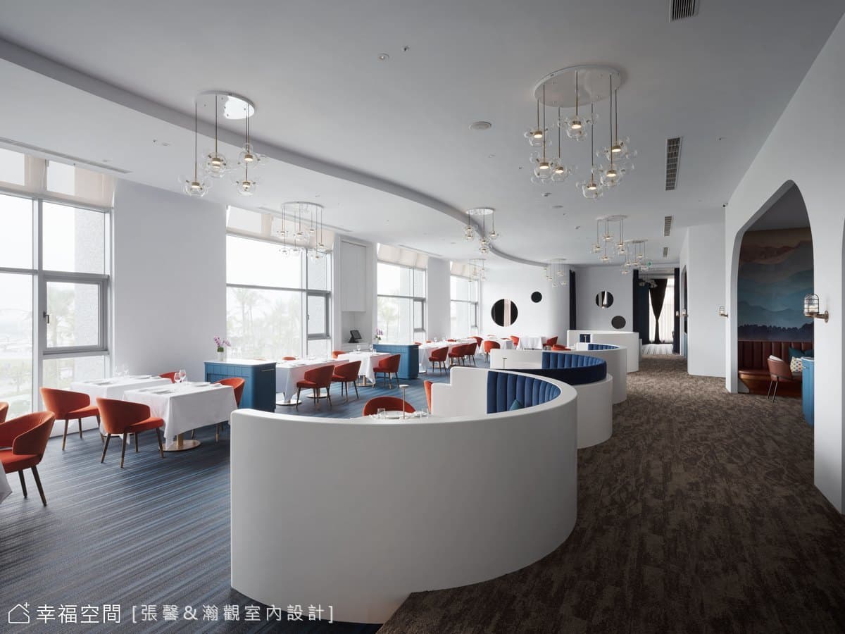 汲取海洋意象   濱海頂級義式餐廳│122坪