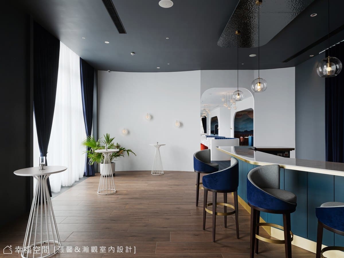 汲取海洋意象   濱海頂級義式餐廳│122坪