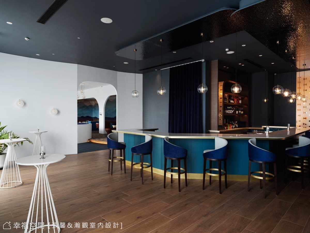 汲取海洋意象   濱海頂級義式餐廳│122坪