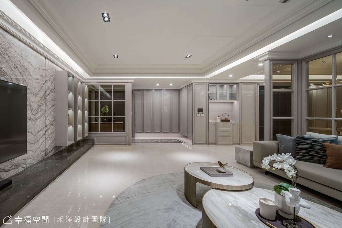 二次合作默契足 美式升級優雅輕奢宅|現代風|80坪