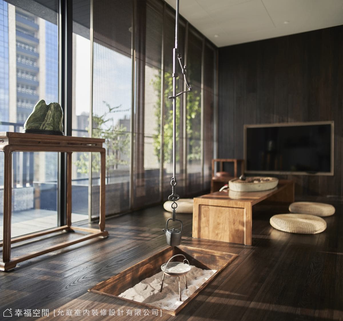 現代智能碰撞東方風 在蘇州的園林美景裡畫設計│新中式風│133坪