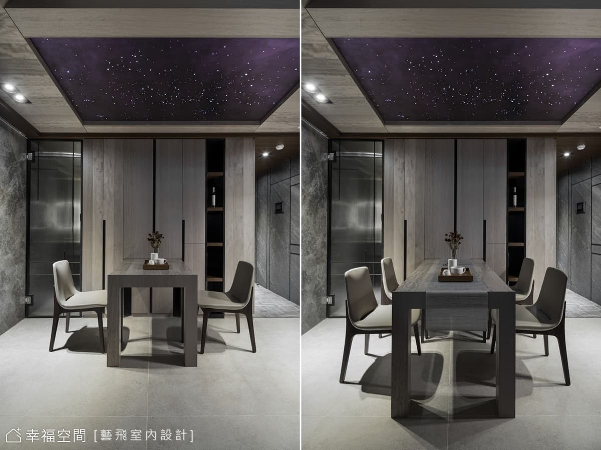 單身簡約宅的夢幻星空回憶│現代風│17坪