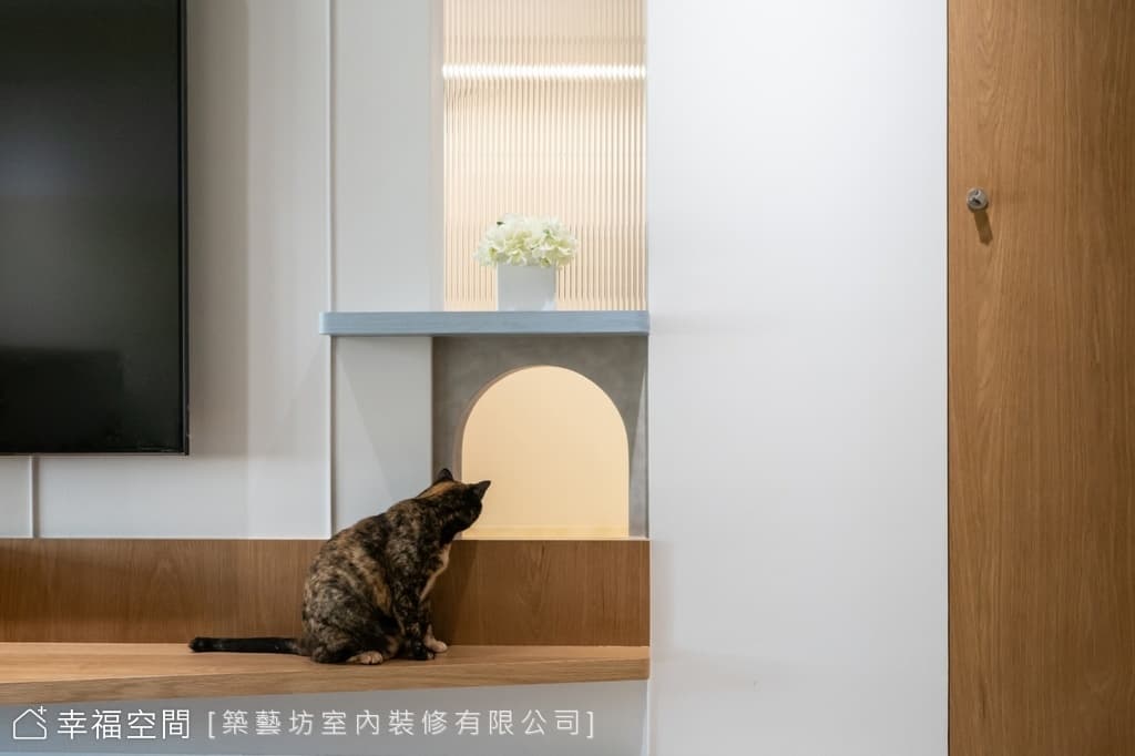 躲進奶茶色貓洞 編織幸福時光|無印北歐風|50坪