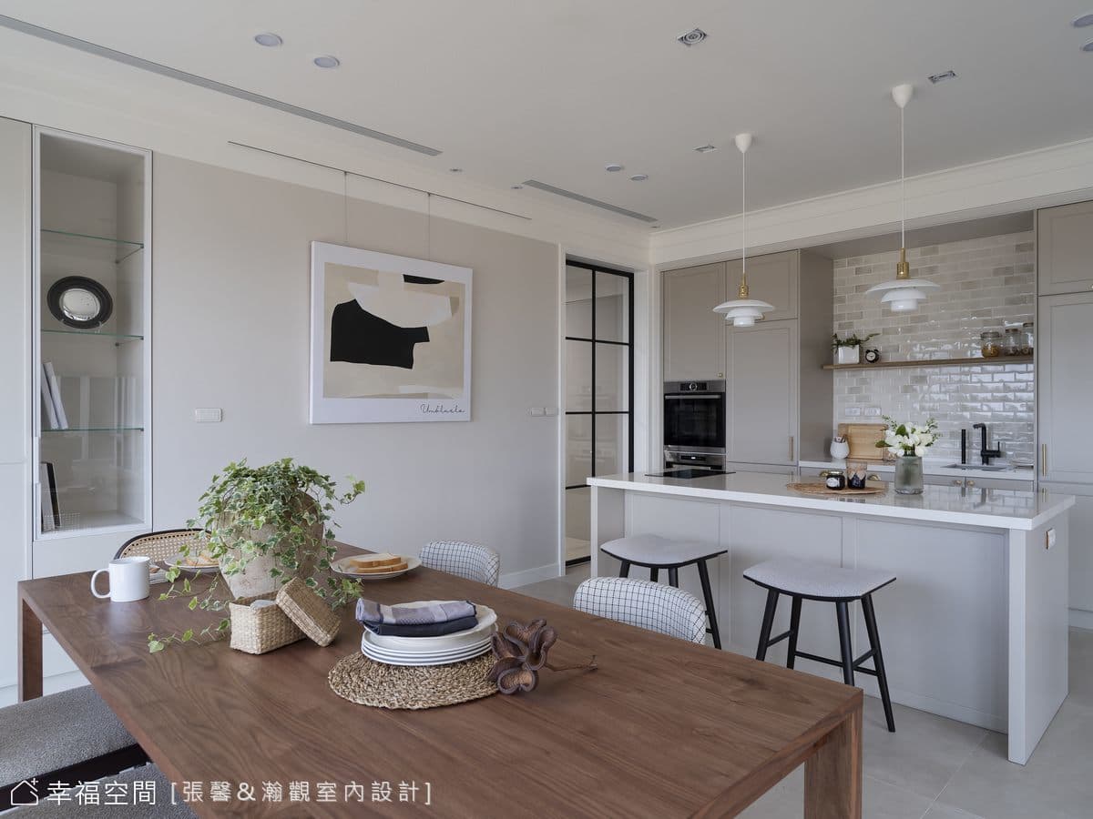 紐約頂層公寓般高雅精緻 城市景觀宅│現代古典風