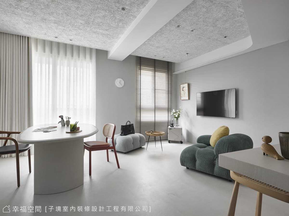 日光緩緩 輕綻柔潤北歐光感綺景│20坪