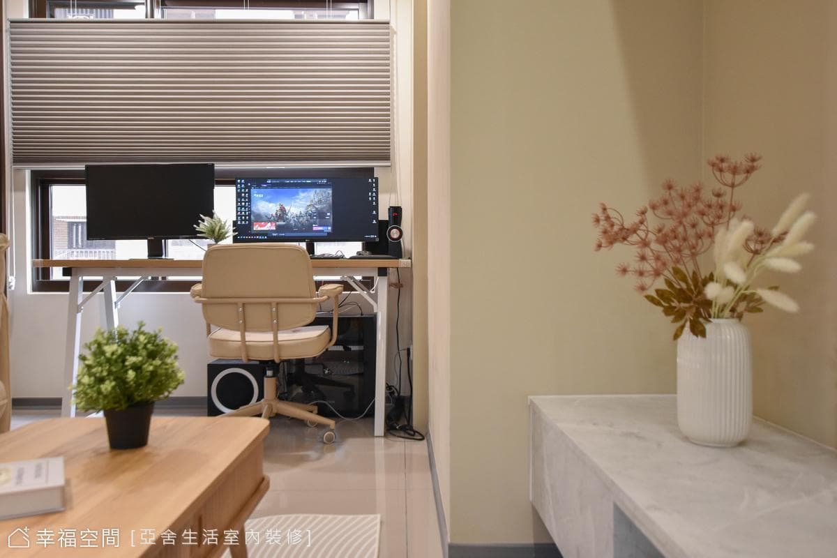 奶色調療癒宅│淡水貓宅│簡約奶油風│18坪