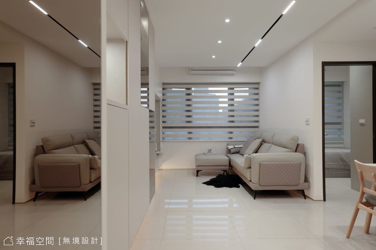 沉靜光影 現代簡約的優雅住所｜現代風｜27坪