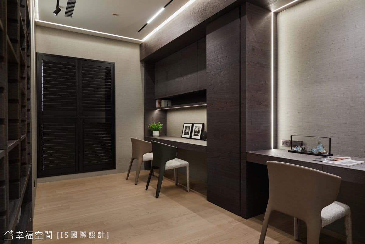 精工淬鍊品質 暗黑色系創造明亮感│現代風│59坪
