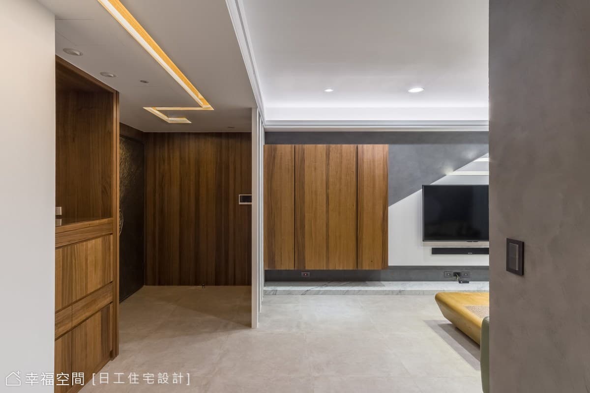 沉穩木韻現代混搭宅│爾東傳家