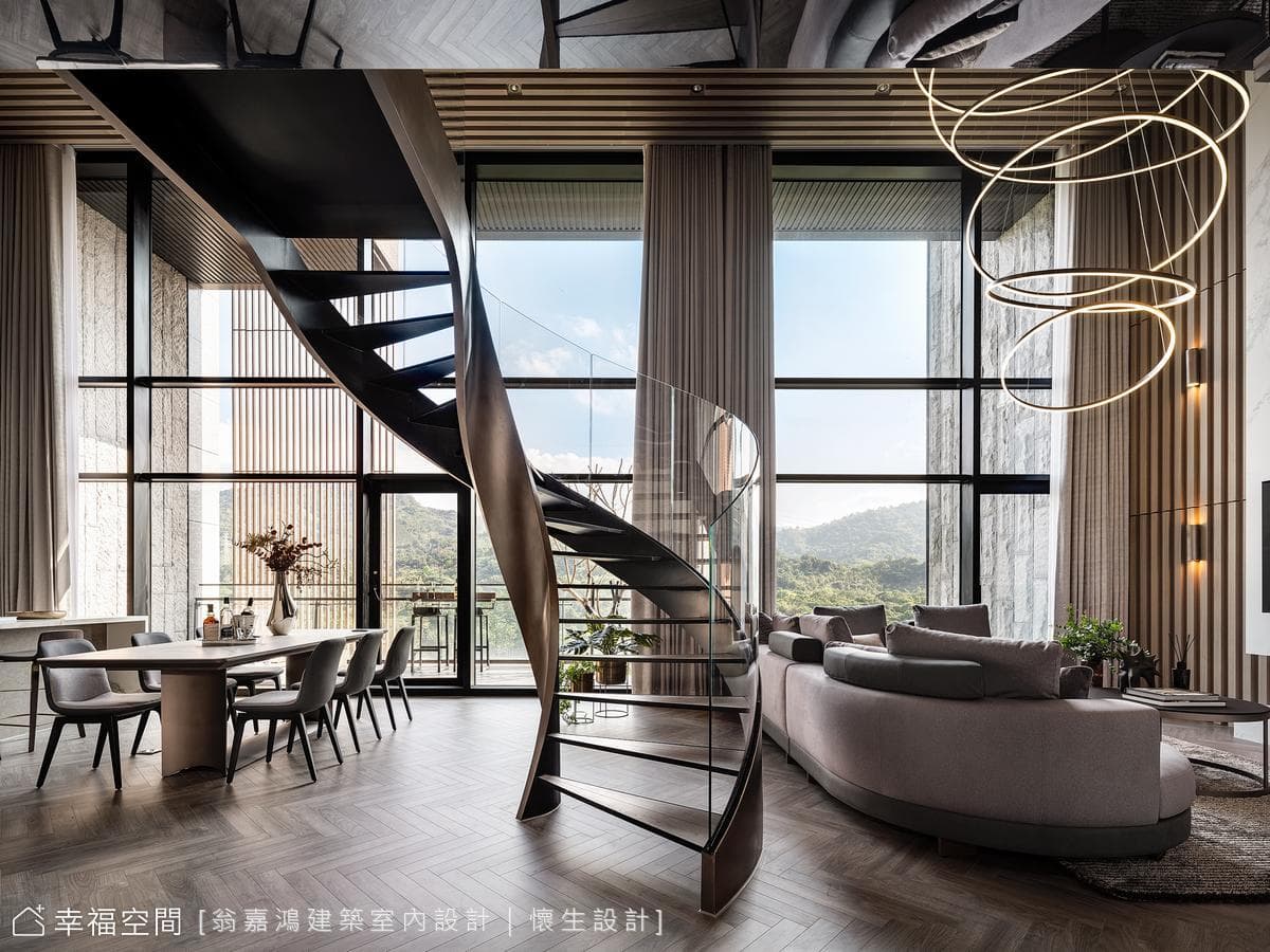 70.台北-L House-120坪-挑高空間樓中樓-毛胚屋