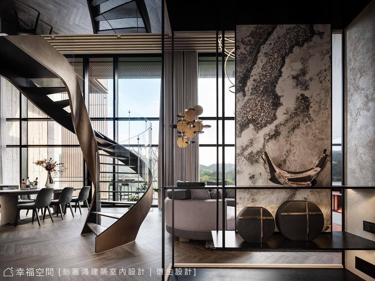 70.台北-L House-120坪-挑高空間樓中樓-毛胚屋