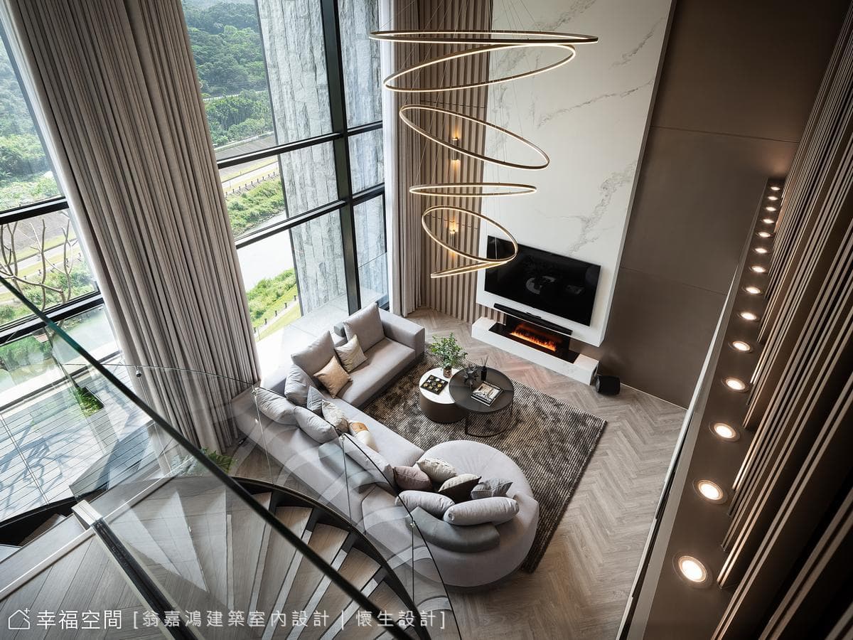 70.台北-L House-120坪-挑高空間樓中樓-毛胚屋