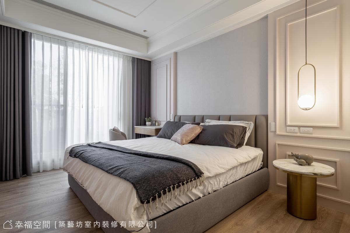 兜裹溫潤家味 凝聚愛的光寓|輕法式風格|20坪